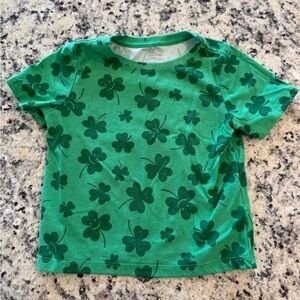 Green Clover Toddler Kid T-Shirt Size 2T